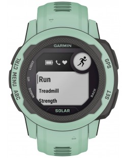 Смарт часовник Garmin - Instinct 2 S Solar, 40mm, зелен